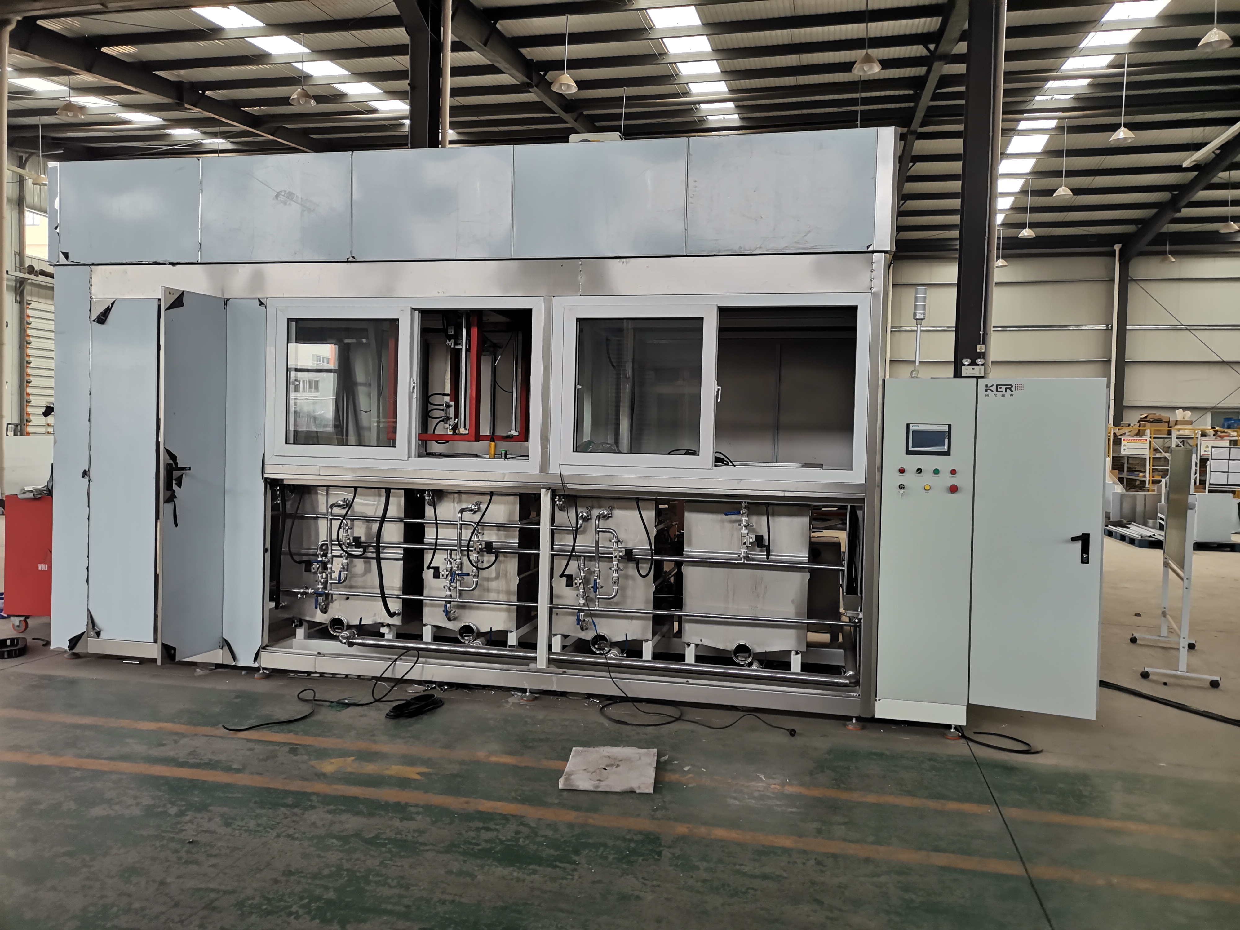 全自動四槽超聲波清洗機(jī)2